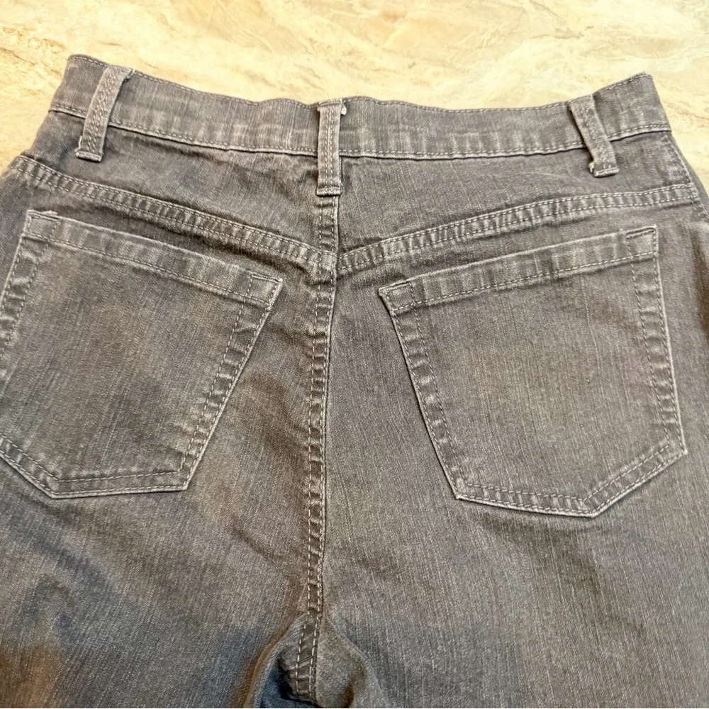Gloria Vanderbilt Gray Stretch Jeans Size 6 Cropped/Ankle - Picture 8 of 11